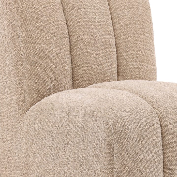 Elegant Camel-Toned Vintage-Inspired Bistro Stool