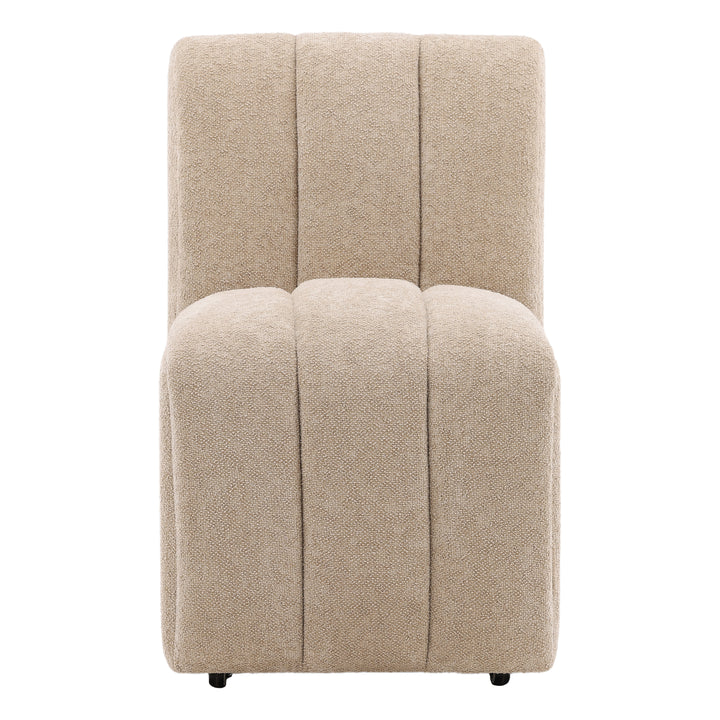 Elegant Camel-Toned Vintage-Inspired Bistro Stool