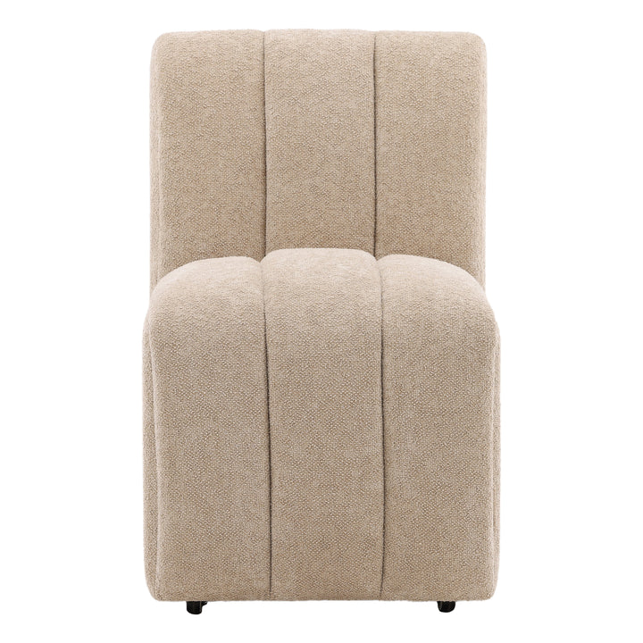 Elegant Camel-Toned Vintage-Inspired Bistro Stool