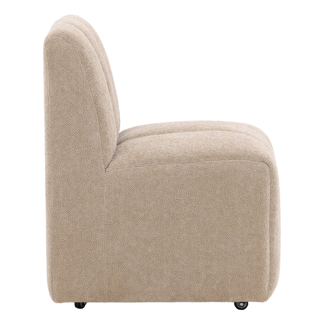 Elegant Camel-Toned Vintage-Inspired Bistro Stool