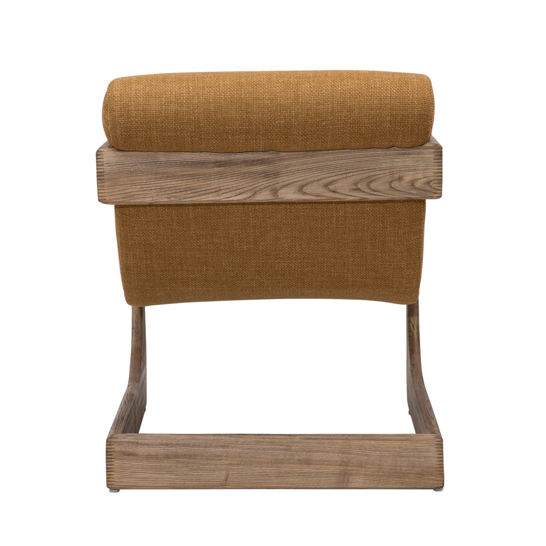 Vibrant Whimsy Sitting Stool in Warm Mustard