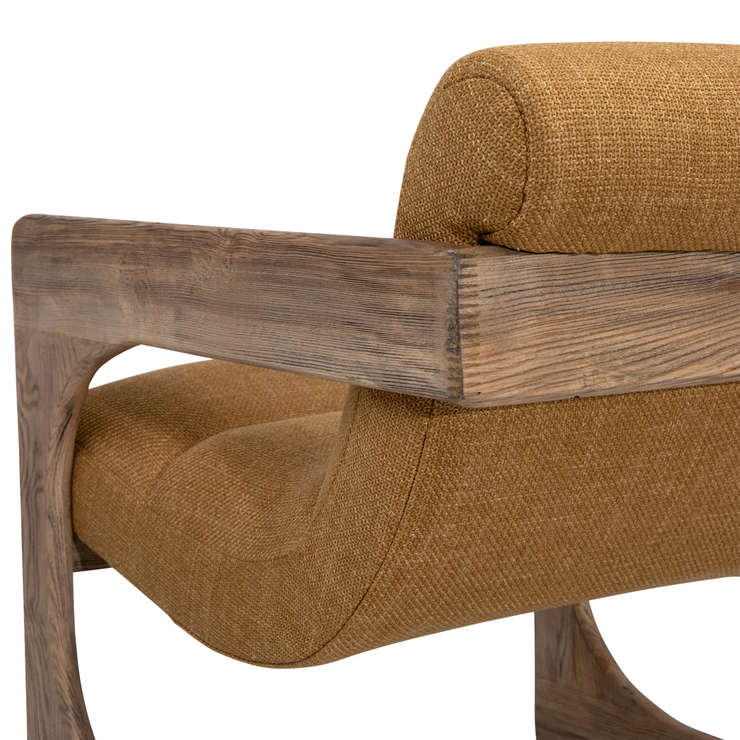 Vibrant Whimsy Sitting Stool in Warm Mustard