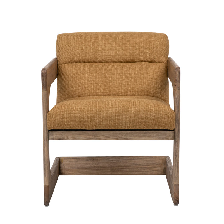 Vibrant Whimsy Sitting Stool in Warm Mustard