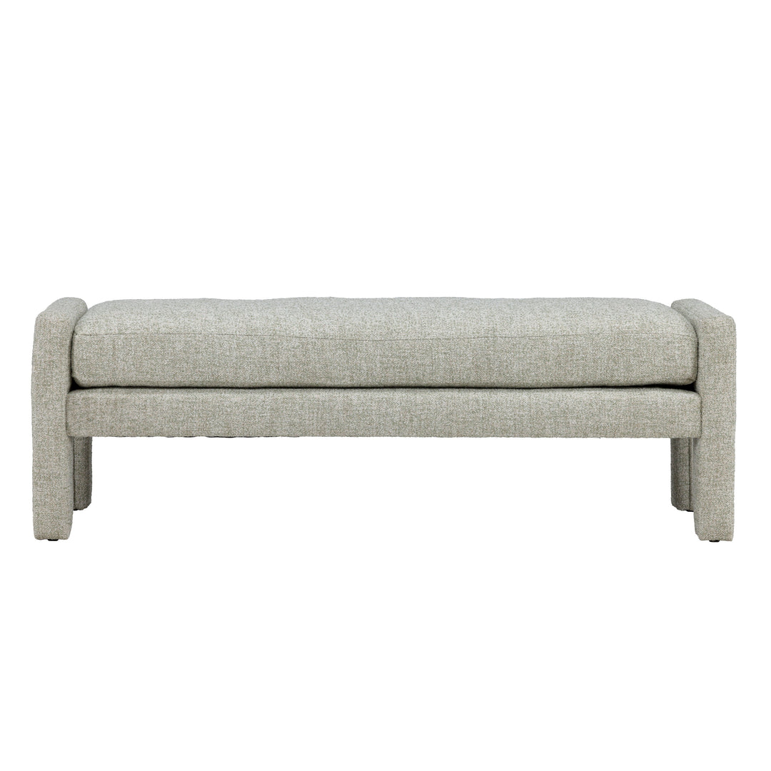 Sagely Comfort Seat: Modern 96% Polyester & 4% Acrylic Bench