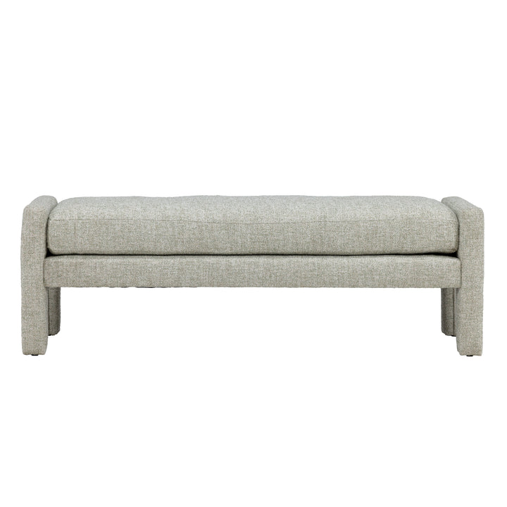 Sagely Comfort Seat: Modern 96% Polyester & 4% Acrylic Bench
