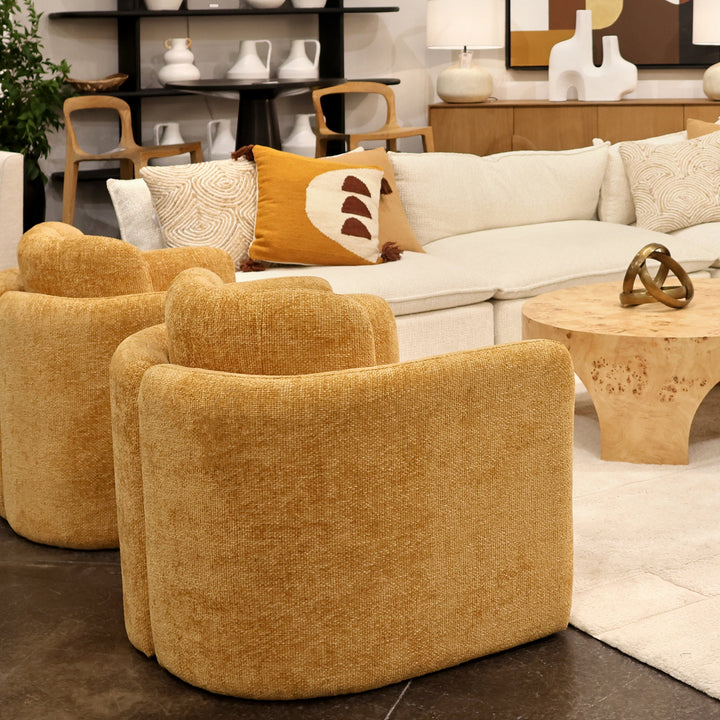 Boho Bliss Swivel Chair - Modern Comfort Reimagined