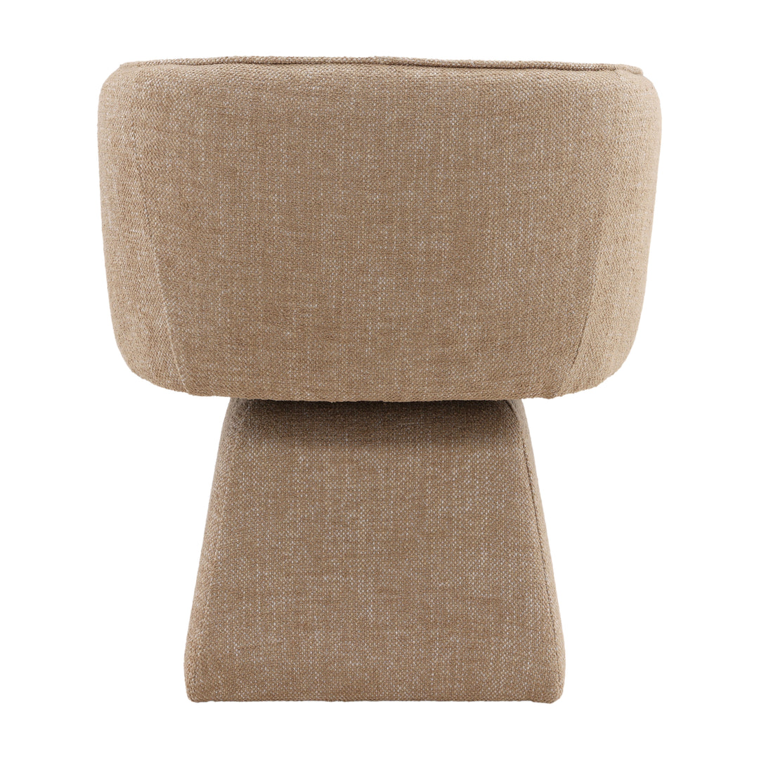 SpinSphere Premium Rotating Lounger in Rich Camel Hue
