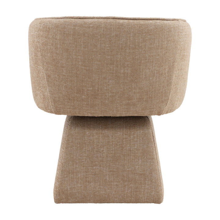 SpinSphere Premium Rotating Lounger in Rich Camel Hue