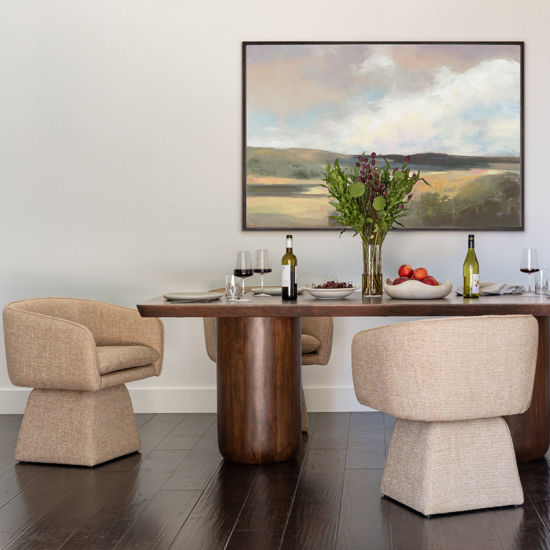 SpinSphere Premium Rotating Lounger in Rich Camel Hue