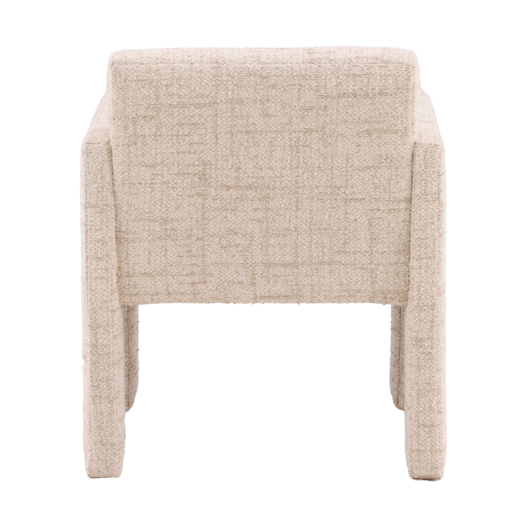 Vogue Velvet Diner Seat in Cream Hue