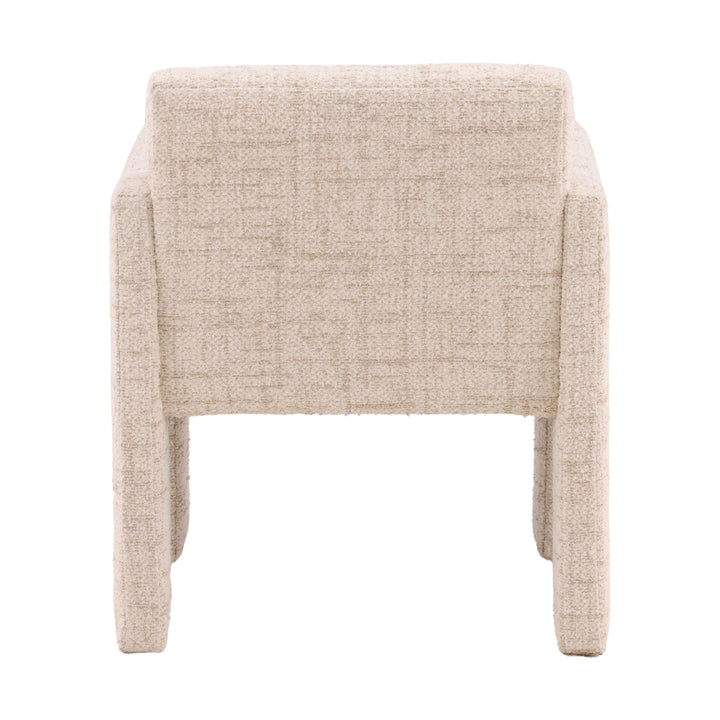 Vogue Velvet Diner Seat in Cream Hue