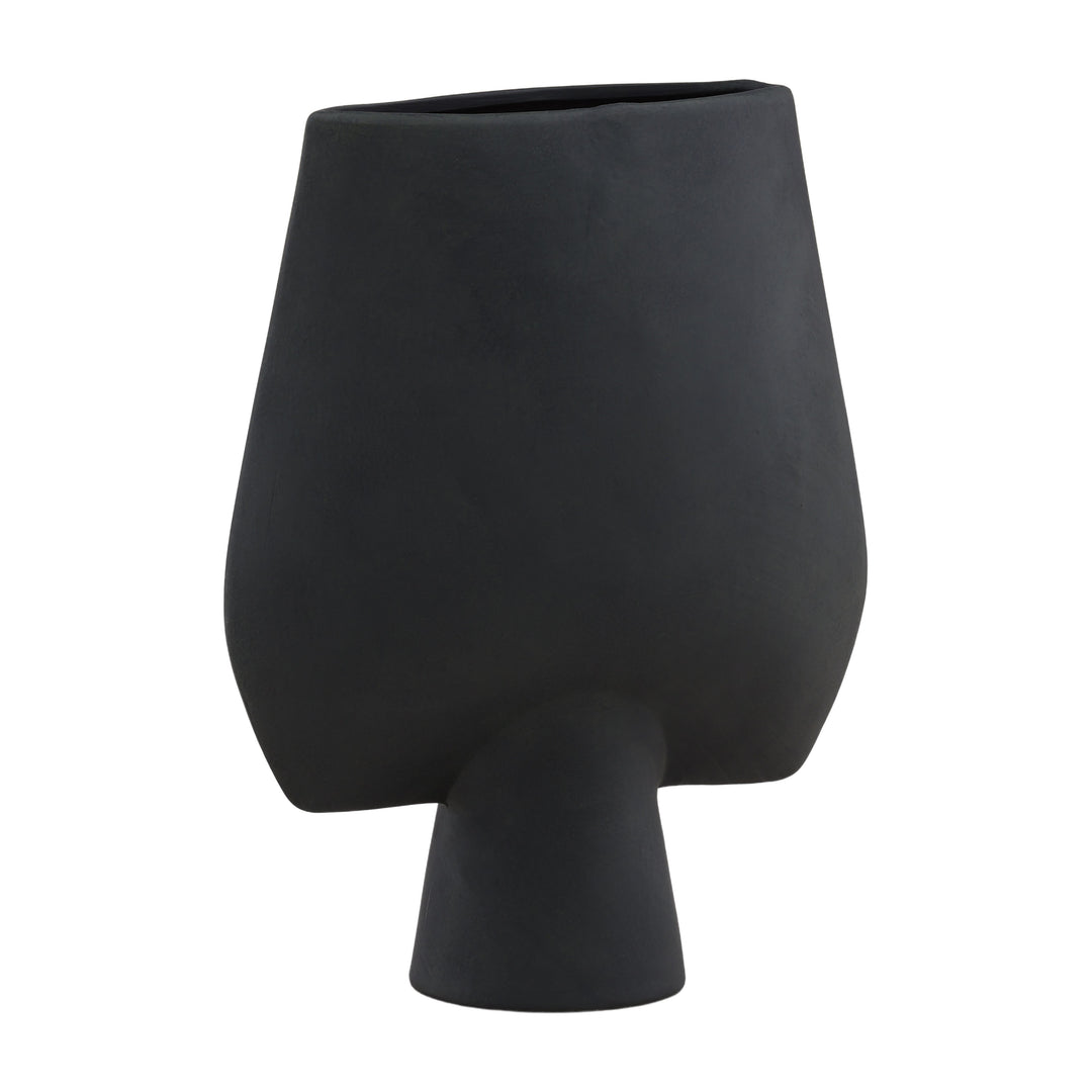 Obsidian Elegance Dark Vessel