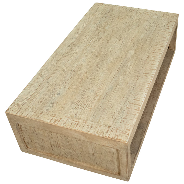 Artisanal Unique Solid Wood Coffee Table