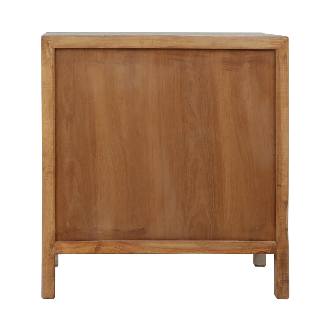 Elegant Two-Door Sideboard in Warm Hue