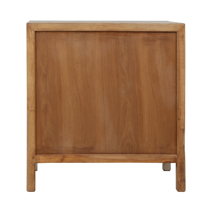 Elegant Two-Door Sideboard in Warm Hue