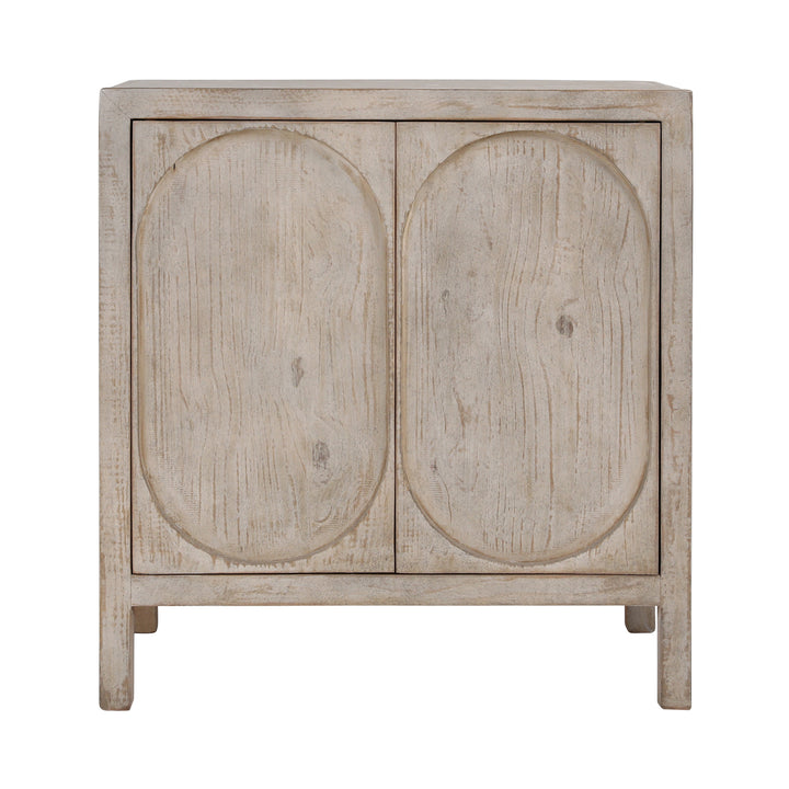 Elegant Two-Door Sideboard in Warm Hue