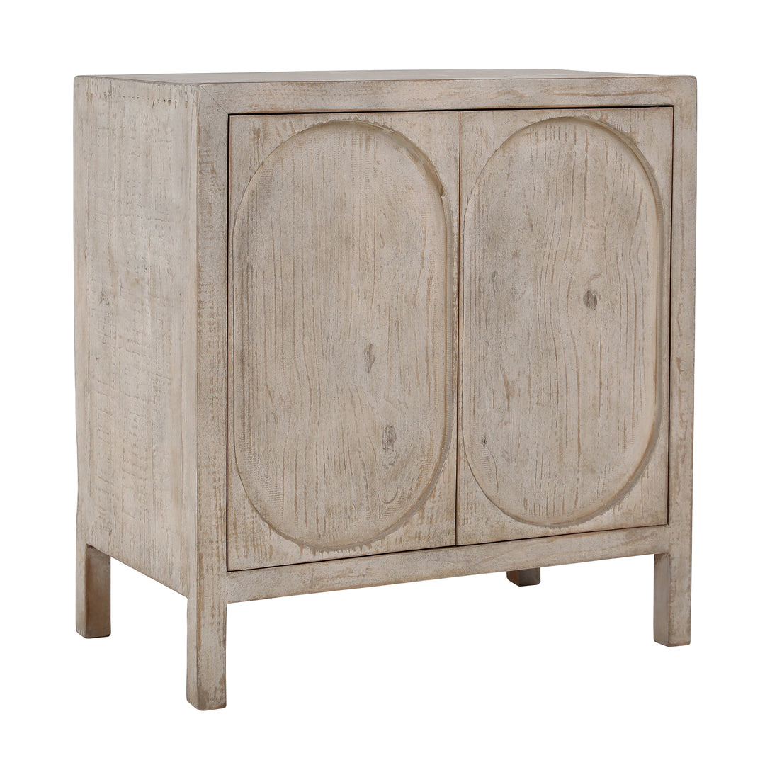 Elegant Two-Door Sideboard in Warm Hue