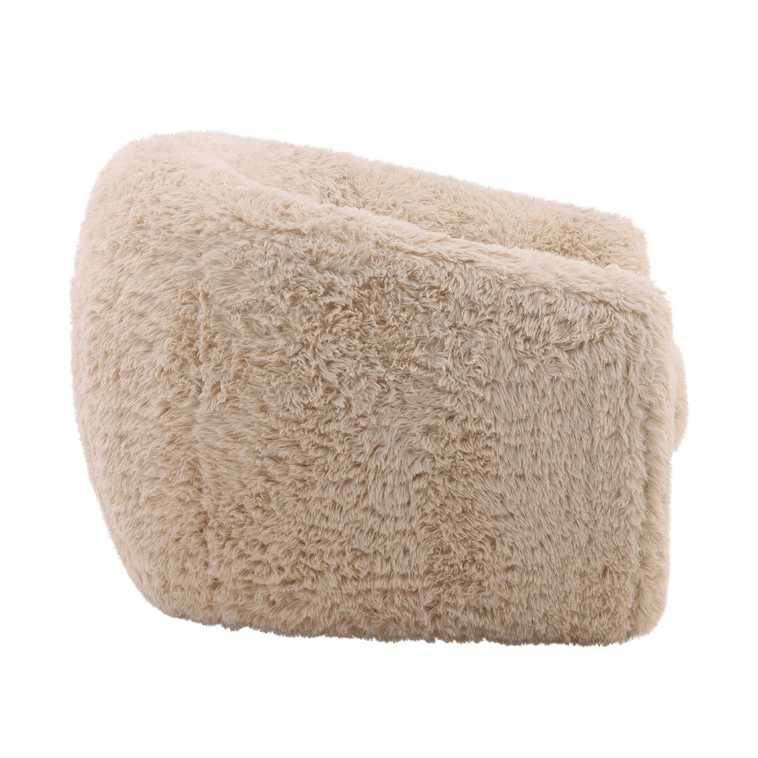 Whimsy Woven Dreamer Accent Chair in Cream