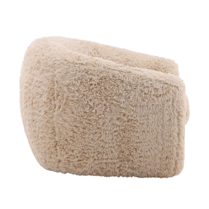 Whimsy Woven Dreamer Accent Chair in Cream