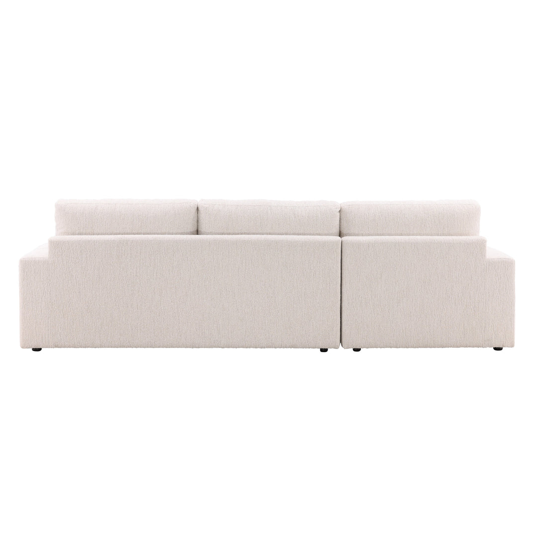 Cozy Cloud Dream Lounge Sectional in Toasted Cream
