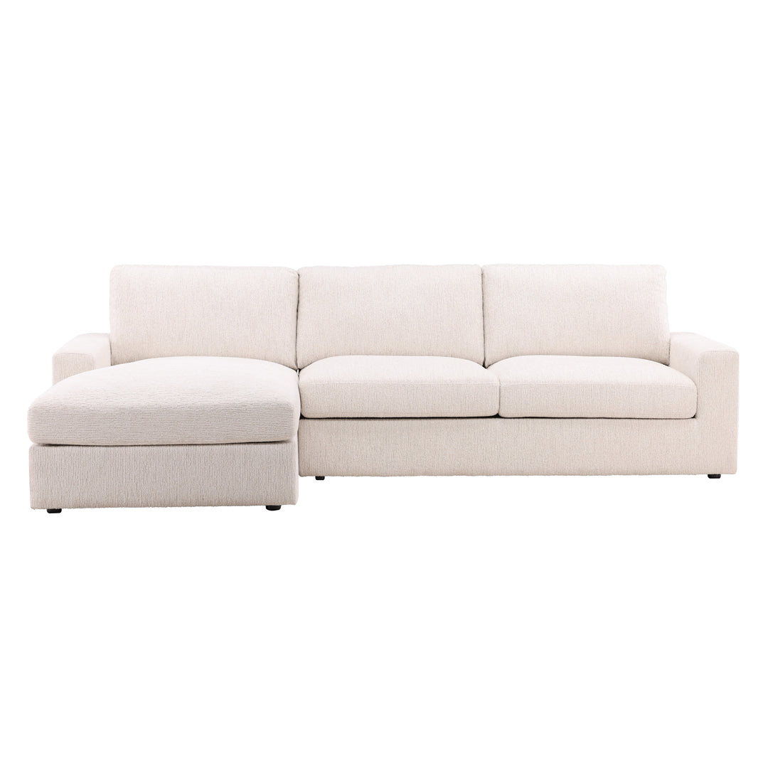 Cozy Cloud Dream Lounge Sectional in Toasted Cream