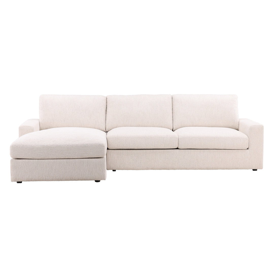 Cozy Cloud Dream Lounge Sectional in Toasted Cream