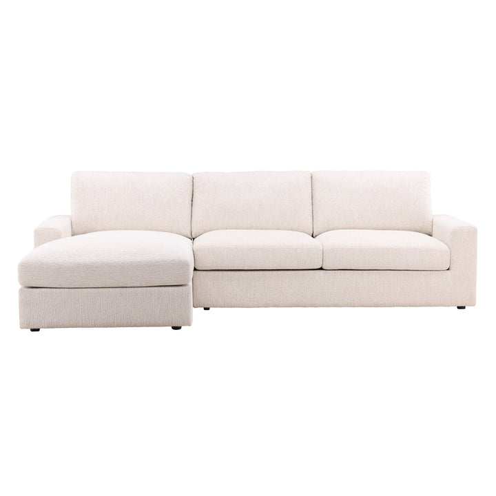 Cozy Cloud Dream Lounge Sectional in Toasted Cream