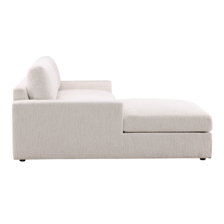 Cozy Cloud Dream Lounge Sectional in Toasted Cream