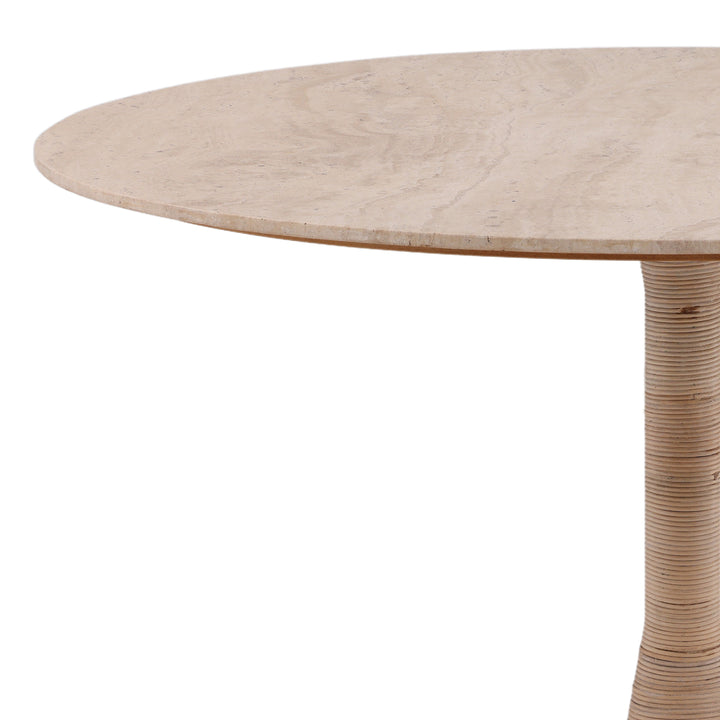 Nature's Embrace Solid Stone Dining Table
