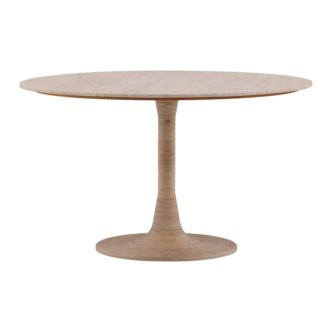 Nature's Embrace Solid Stone Dining Table