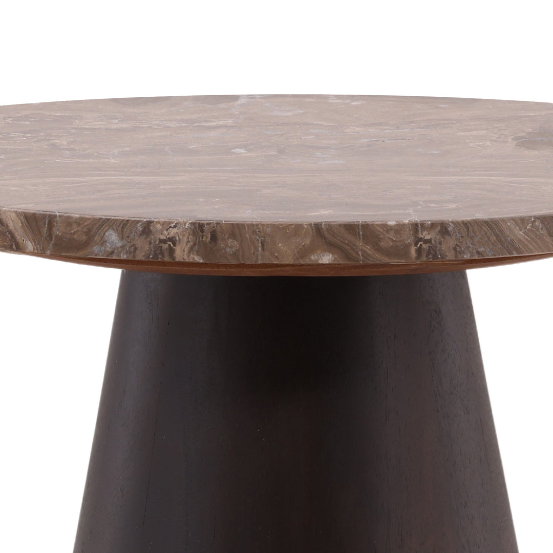 Chic Carrara Charm Side Table