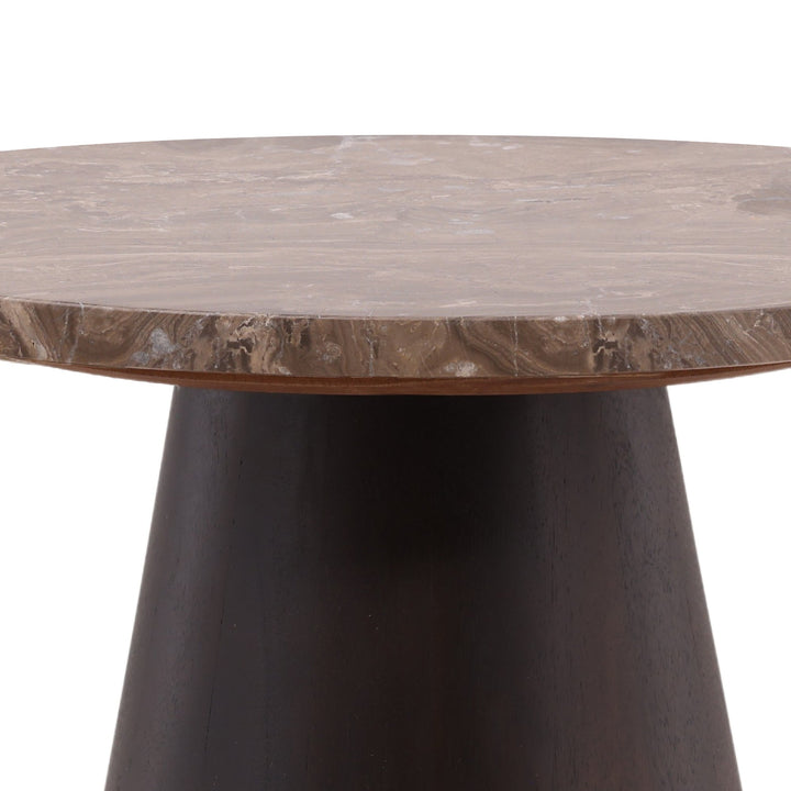 Chic Carrara Charm Side Table
