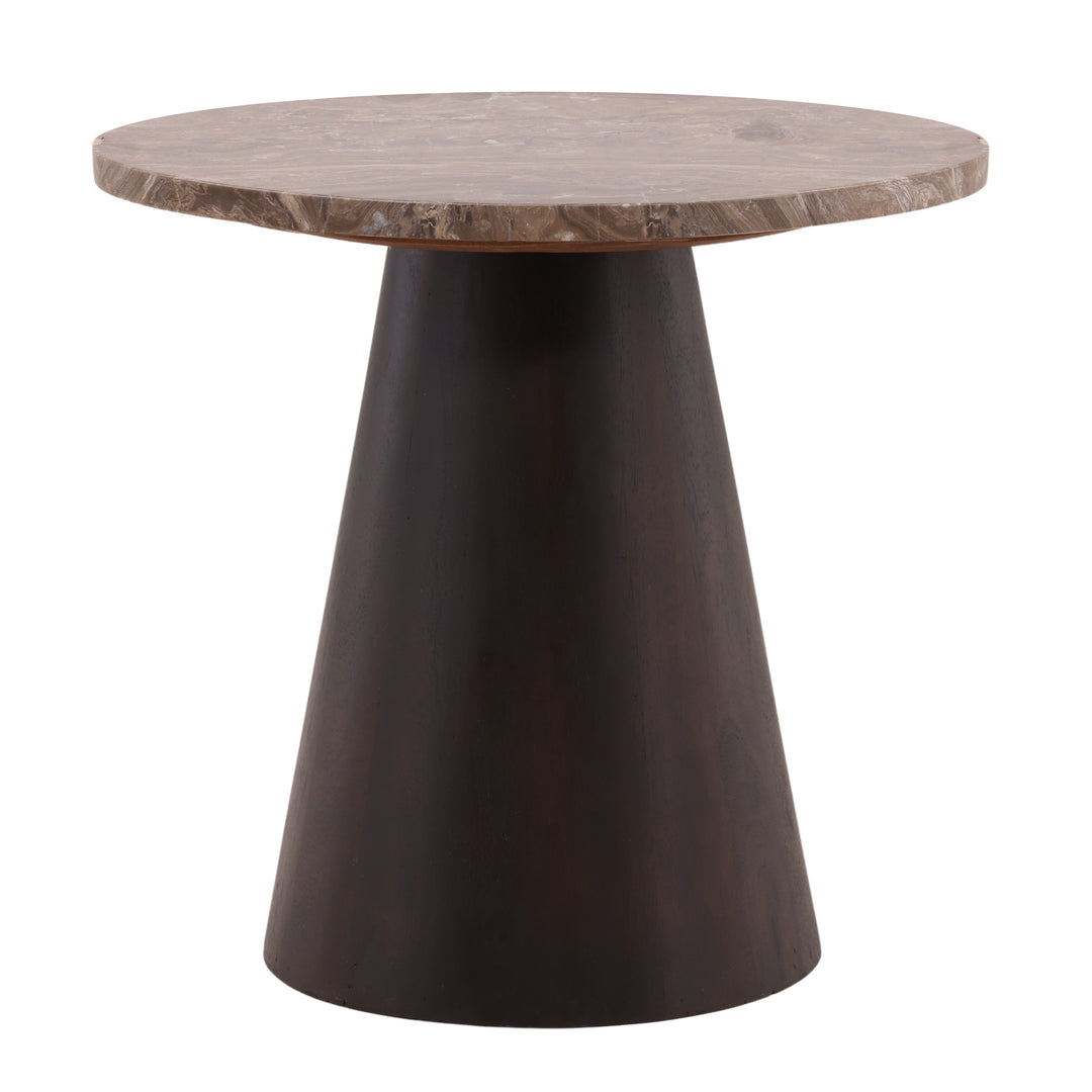 Chic Carrara Charm Side Table