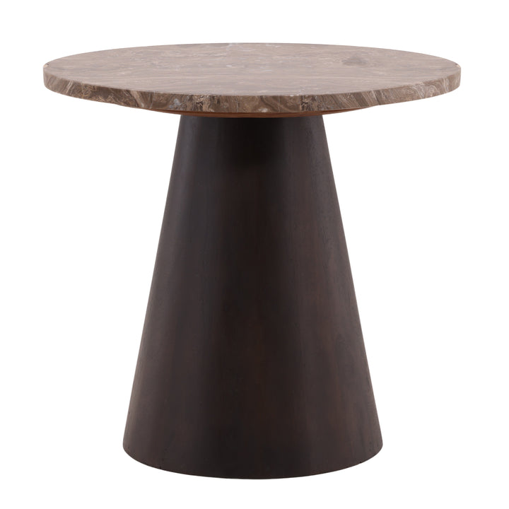 Chic Carrara Charm Side Table