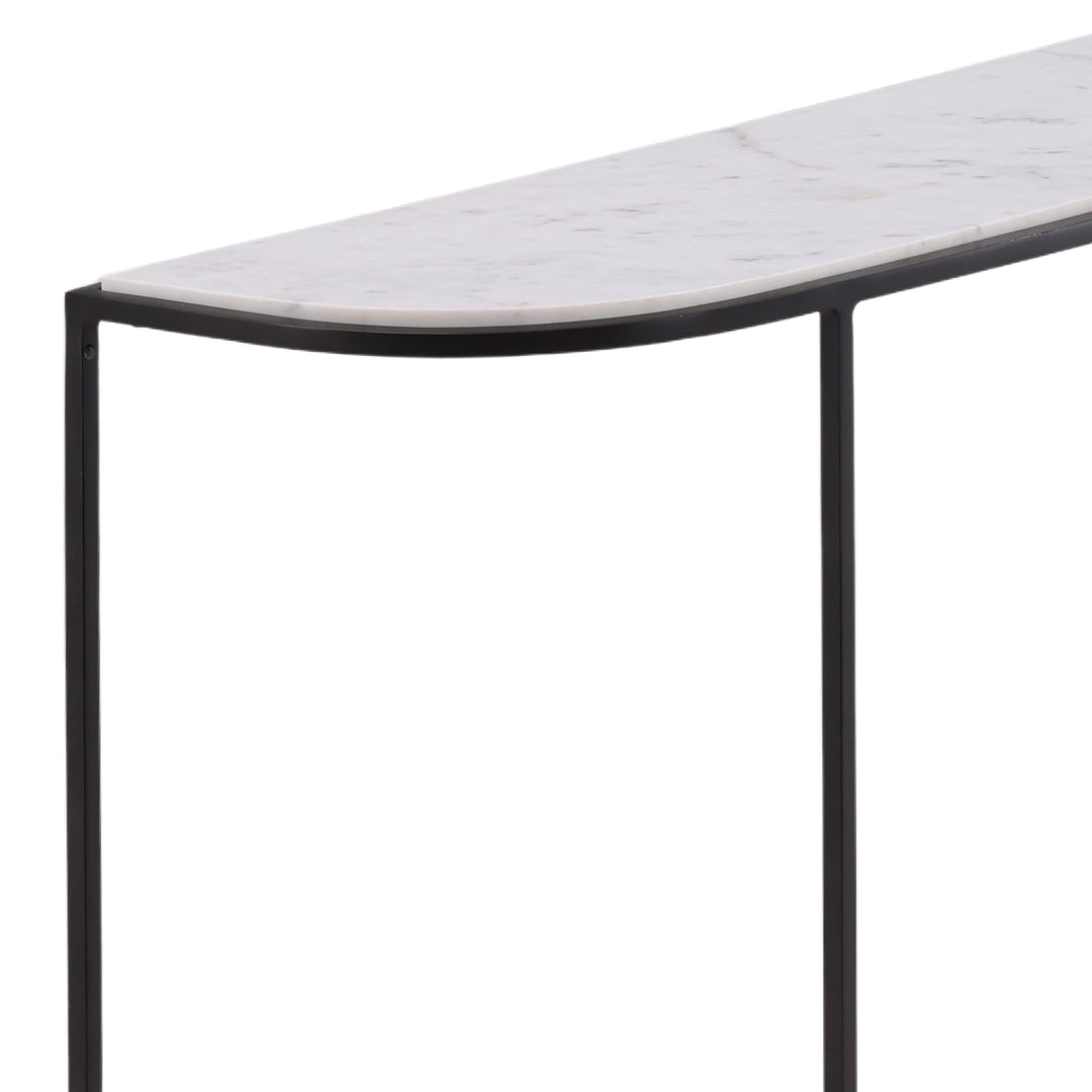 Elegant Marble-top Accent Table