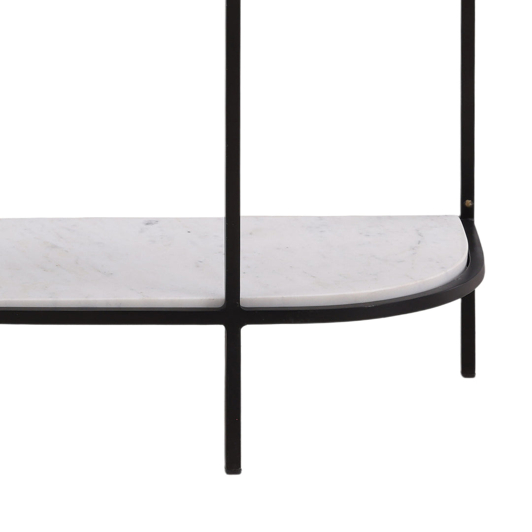 Elegant Marble-top Accent Table