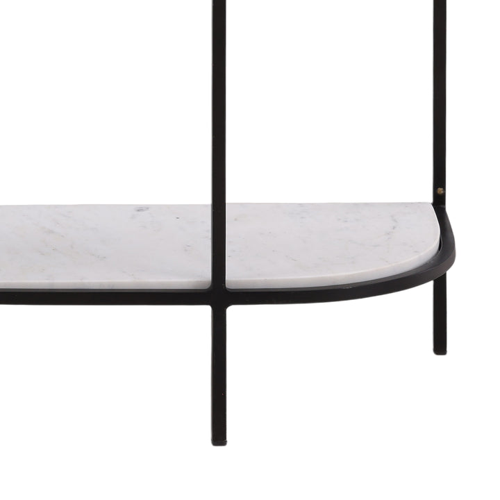 Elegant Marble-top Accent Table