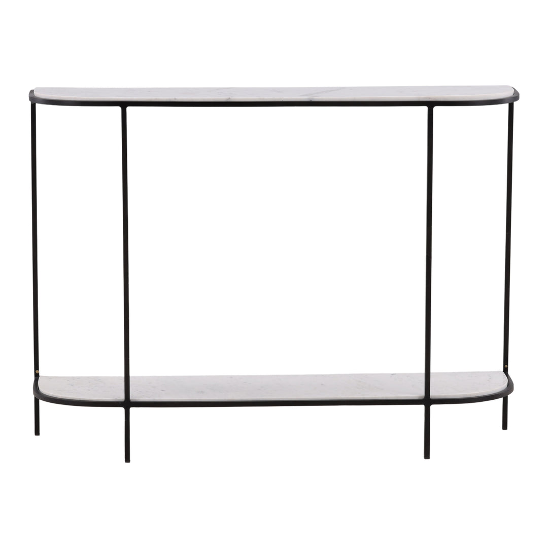 Elegant Marble-top Accent Table