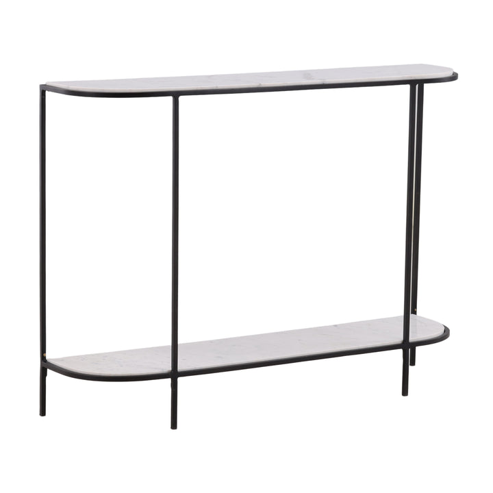 Elegant Marble-top Accent Table