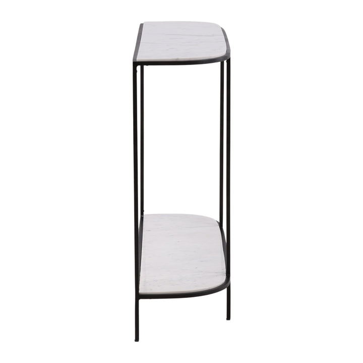 Elegant Marble-top Accent Table