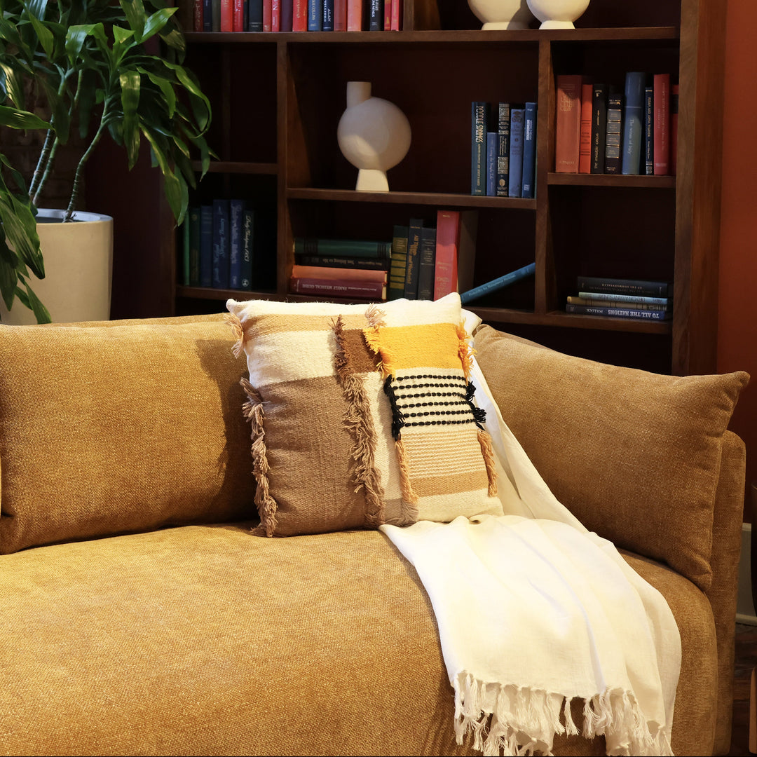 Vibrant Sunset Accent Pillow