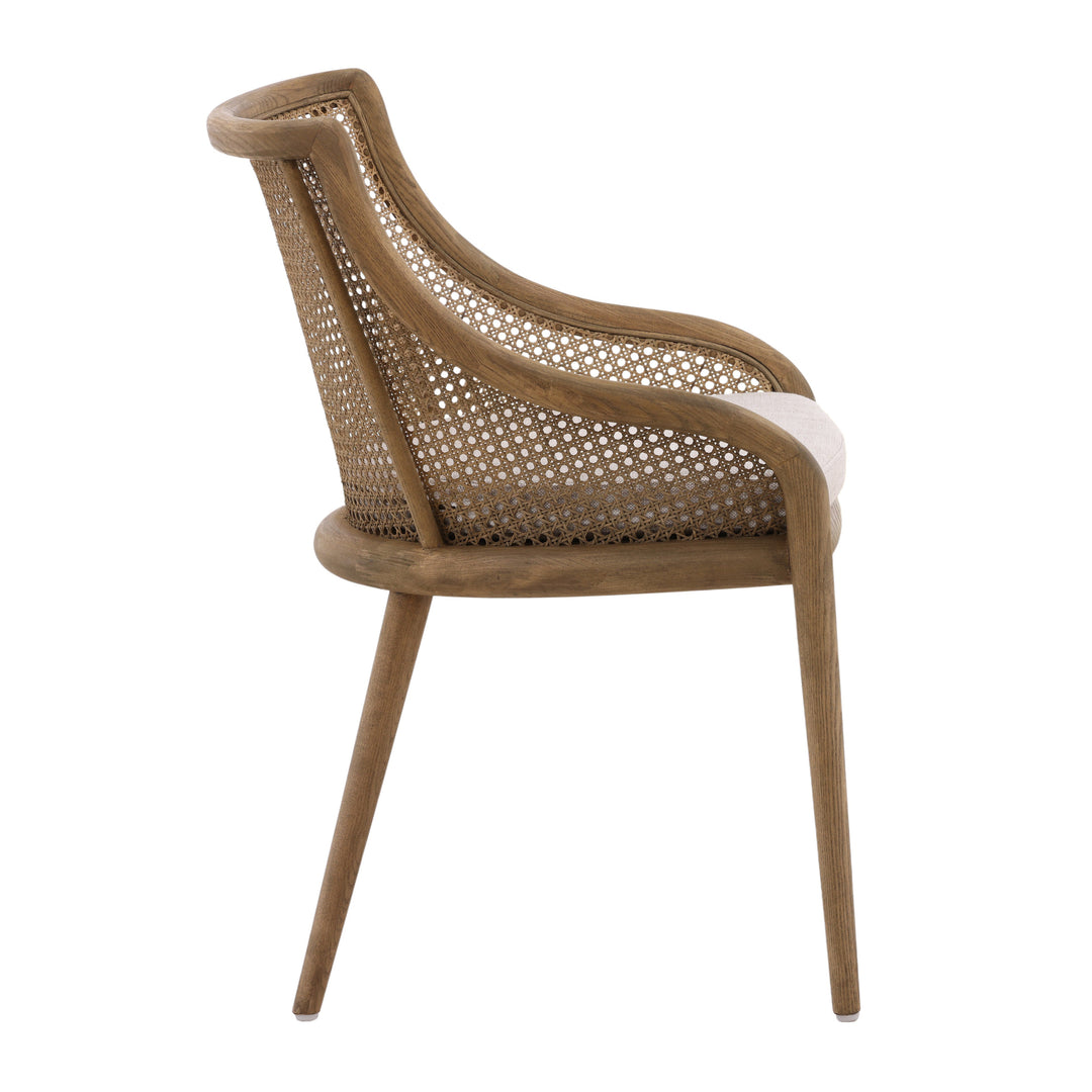 Elegant Oak Bistro Chair for Cozy Dining
