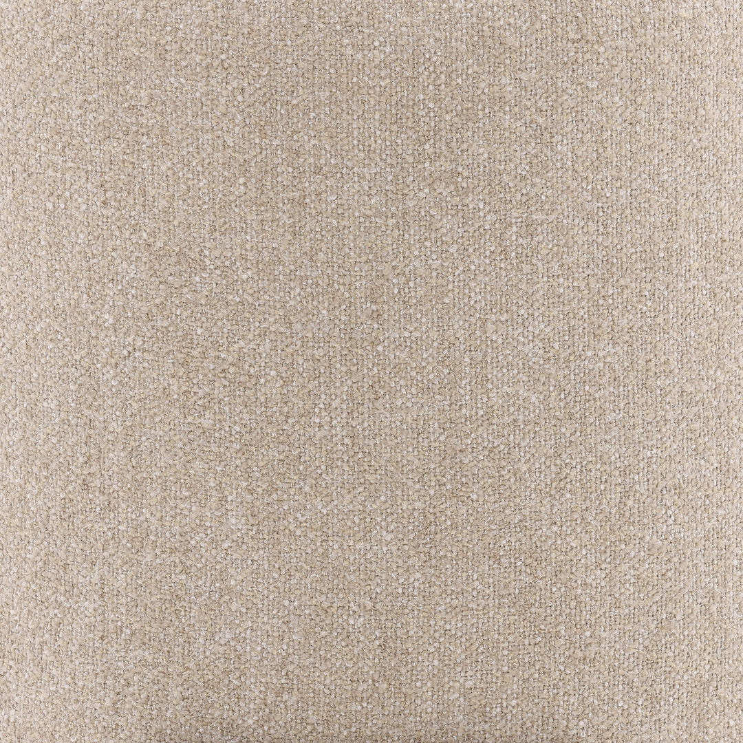 Elegant Woven Bistro Seat in Warm Sand Hue