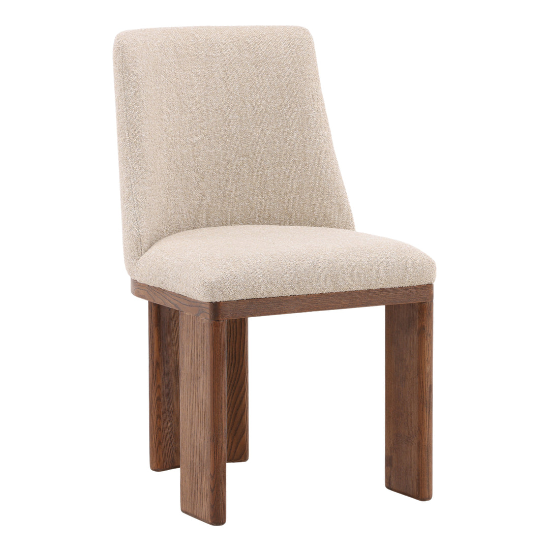 Elegant Woven Bistro Seat in Warm Sand Hue
