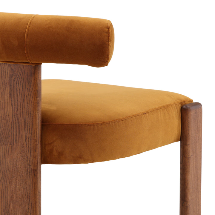 Vogue Vintage Velvet Diner Seat