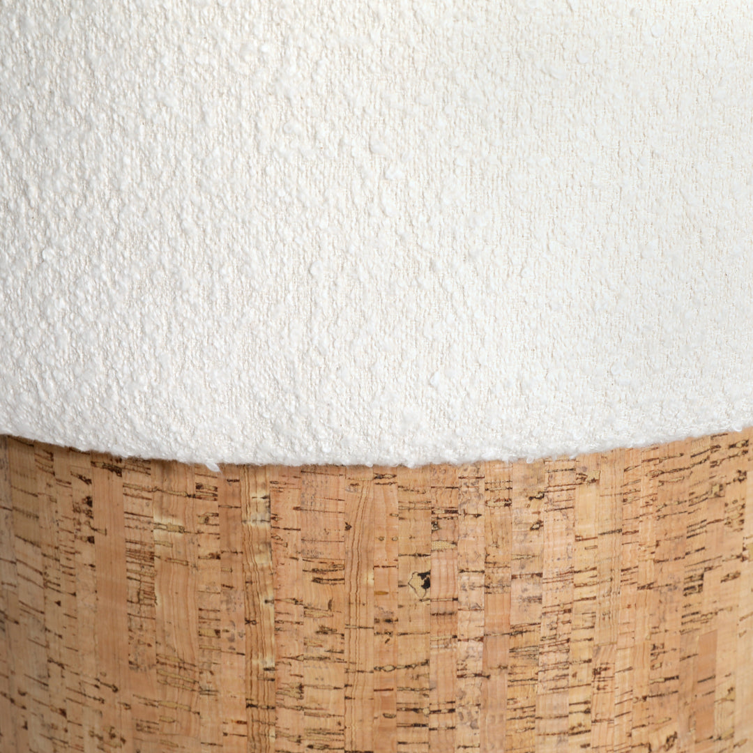 Modern Essence Swivel Stool in Rich Cream