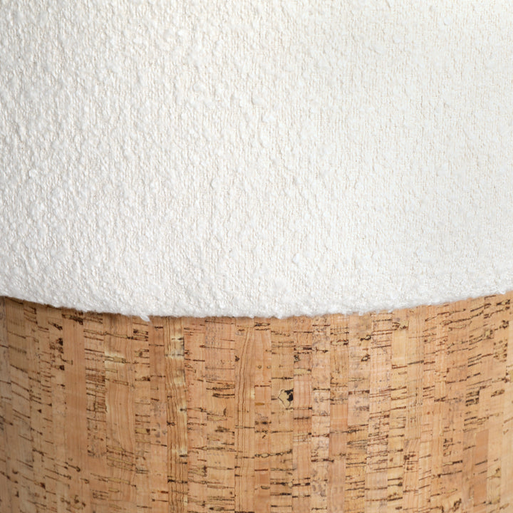 Modern Essence Swivel Stool in Rich Cream