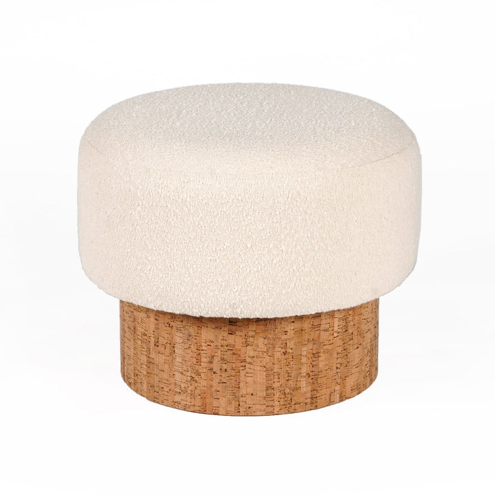 Modern Essence Swivel Stool in Rich Cream
