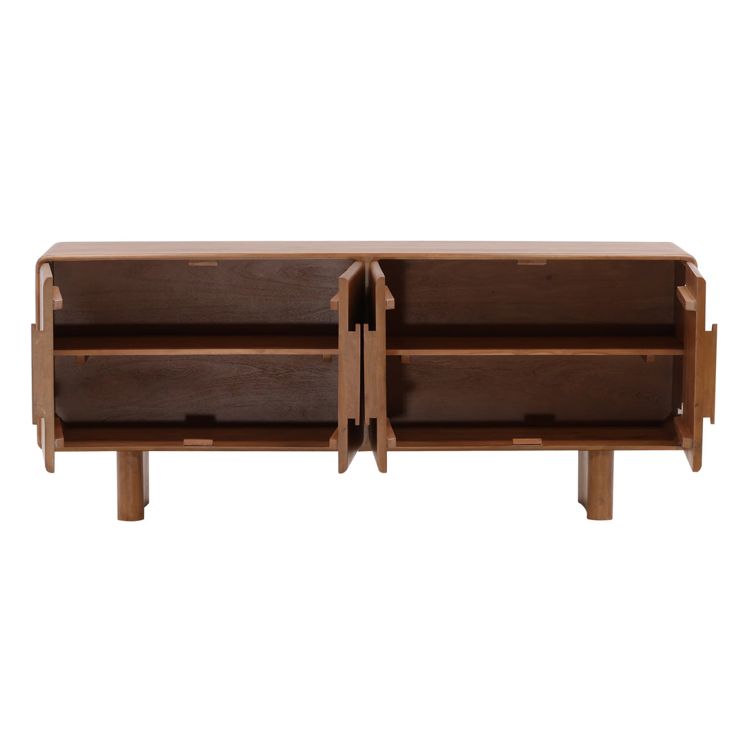 Brown Bistro-Chic Sliding Storage Solutions