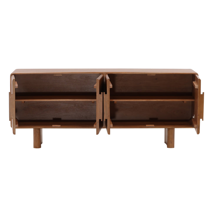 Brown Bistro-Chic Sliding Storage Solutions